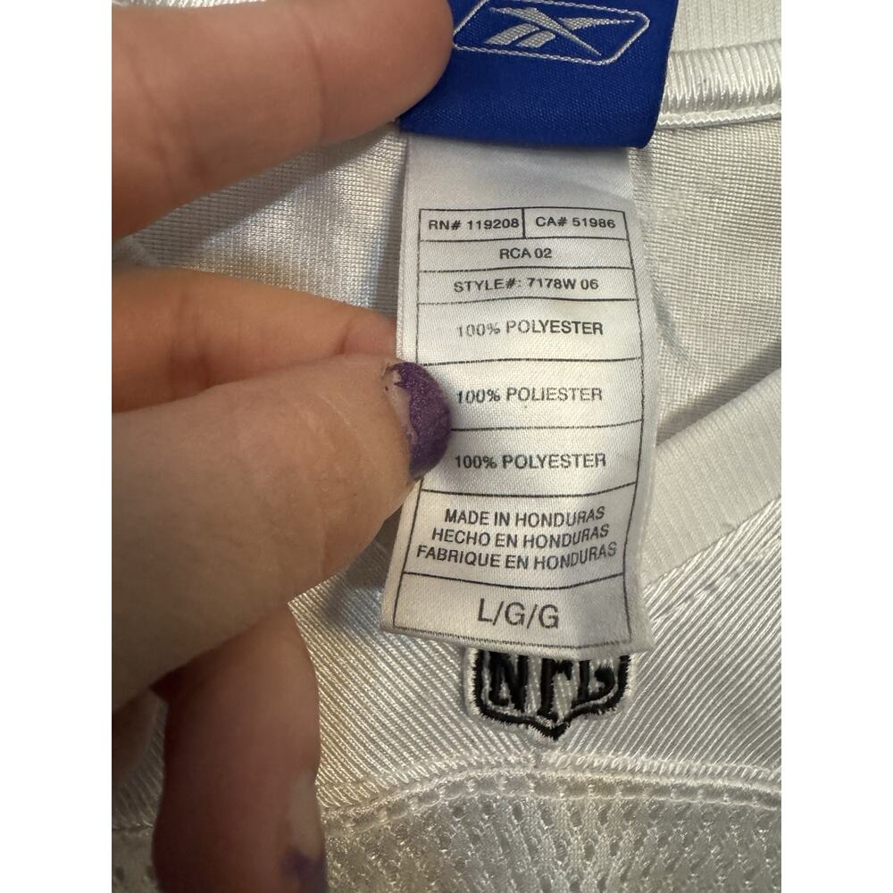 CHICAGO BEARS NFL FOOTBALL JERSEY BRIAN URLACHER #54 LIGHT BLUE WOMENS Large - Picture 4 of 7